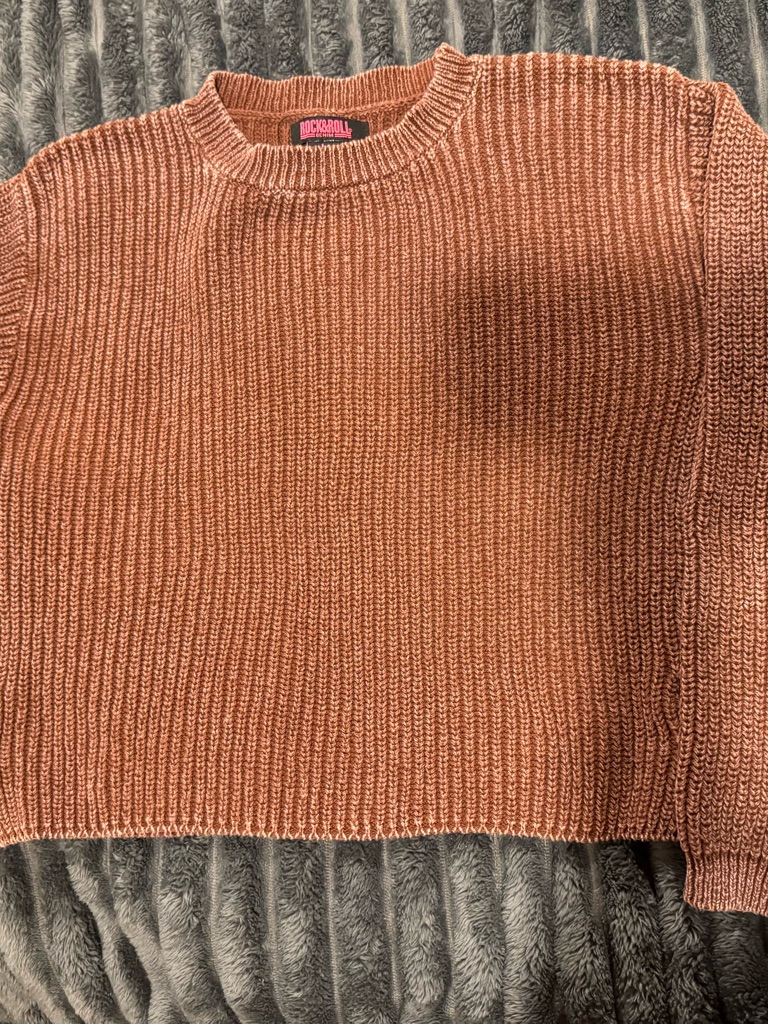 Rock & Roll Cowgirl Burnt Orange Crewneck Sweater From Boot Barn